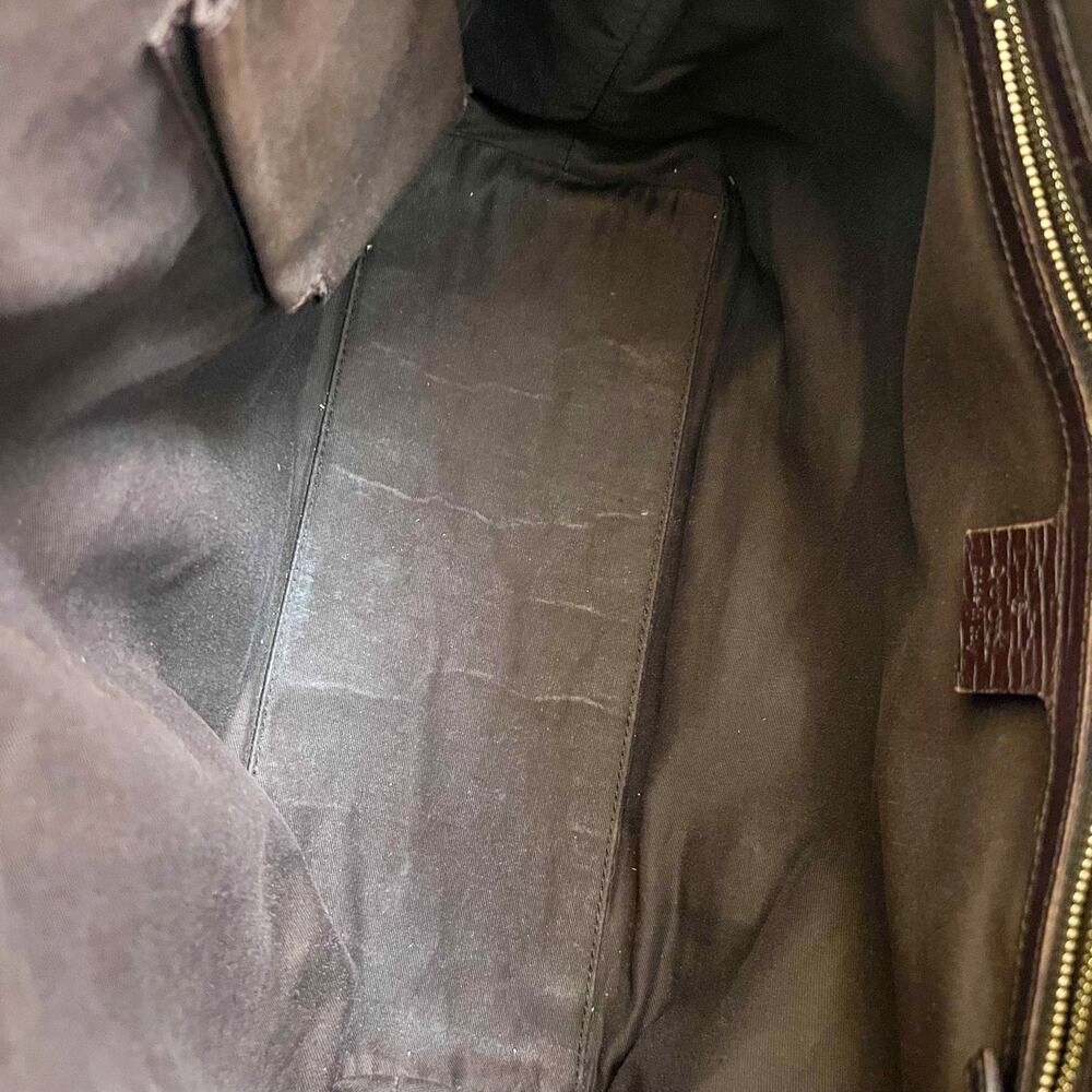 GUCCI GG Supreme Canvas and Leather Tote Bag - Picture 8 of 16